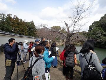 姫路城の野鳥調査にチャレンジ！